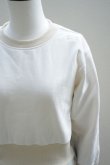 画像2: TANAKA　 THE  SWEAT SHIRT　 col.WHITE (2)