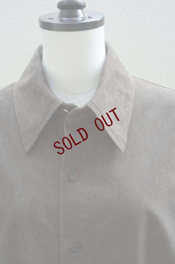 画像11: -50% AURALEE  CALF NUBUCK SHIRT  col. DARK BROWN