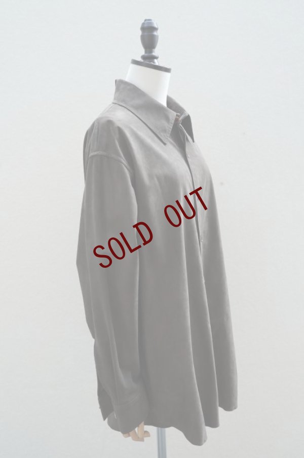 画像10: -50% AURALEE  CALF NUBUCK SHIRT  col. DARK BROWN