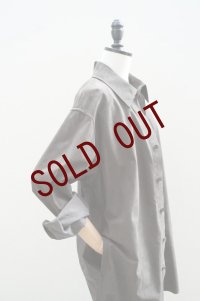 -50% AURALEE　 CALF NUBUCK SHIRT　 col. DARK BROWN