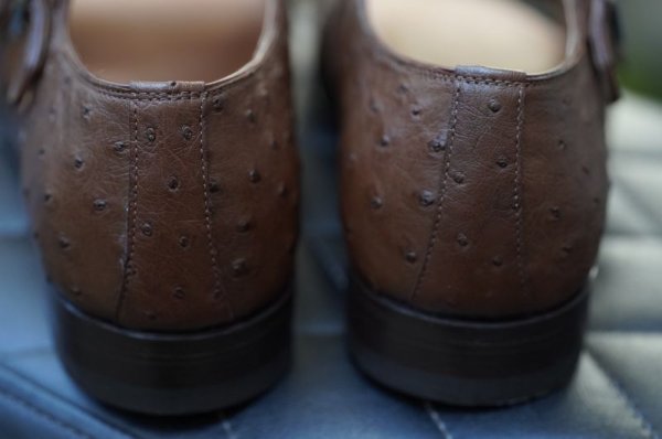 画像6: F.lli Giacometti (レディース)　 ダブルモンクストラップサンダル　 col.TABAC