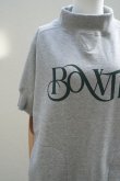 画像1: BOWTE　 COTTON LOOP WHEEL HIGH NECK SHORT SLEEVE　 col.GREY (1)