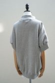 画像6: BOWTE　 COTTON LOOP WHEEL HIGH NECK SHORT SLEEVE　 col.GREY (6)