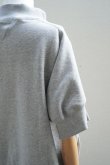 画像7: BOWTE　 COTTON LOOP WHEEL HIGH NECK SHORT SLEEVE　 col.GREY (7)