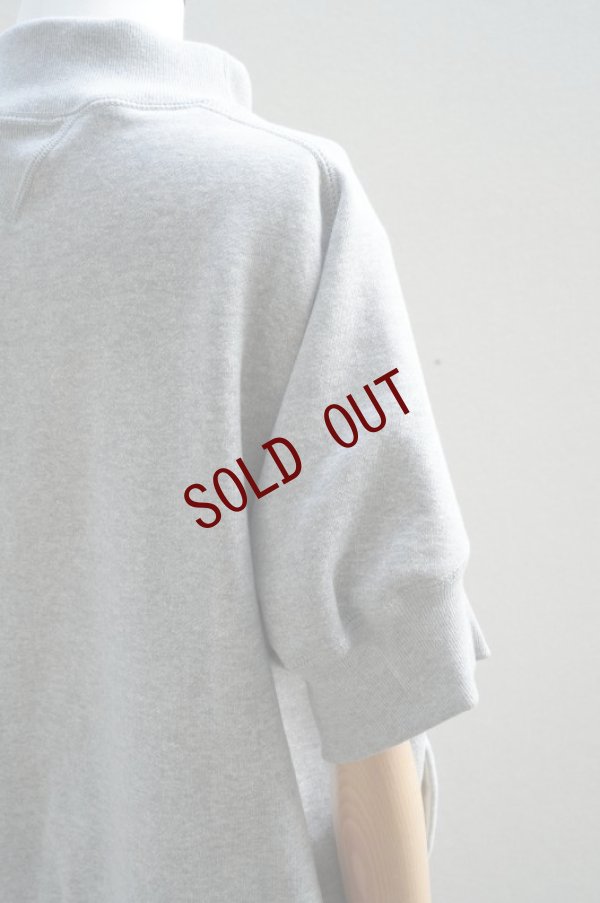 画像7: BOWTE　 COTTON LOOP WHEEL HIGH NECK SHORT SLEEVE　 col.GREY