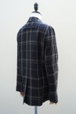 画像6: toogood　 THE PHOTOGRAPHER JACKET - WINDW CHECK LINEN　 col.FLINT/RAW (6)