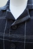 画像8: toogood　 THE PHOTOGRAPHER JACKET - WINDW CHECK LINEN　 col.FLINT/RAW (8)