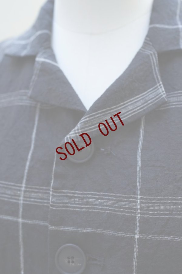 画像8: toogood　 THE PHOTOGRAPHER JACKET - WINDW CHECK LINEN　 col.FLINT/RAW