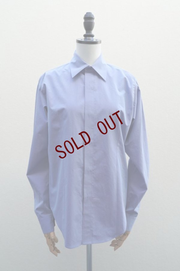 画像3: BOWTE　 FINX COTTON CHAMBRAY WITH TIE SHIRT　 col.BLUE