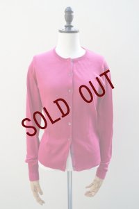 eleven 2nd　 Fine Silk Button Cardigan　 col.Berry