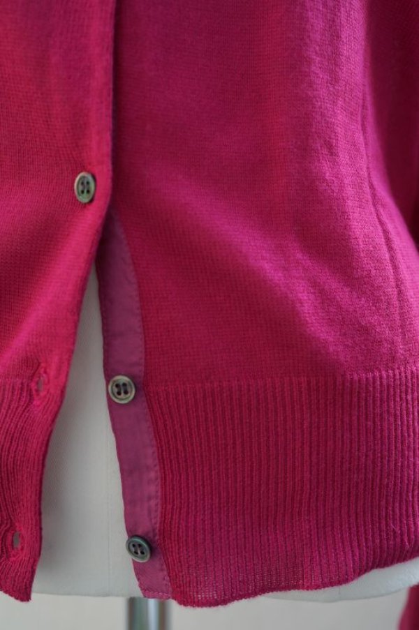 画像4: eleven 2nd　 Fine Silk Button Cardigan　 col.Berry