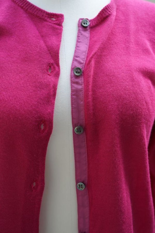 画像10: eleven 2nd　 Fine Silk Button Cardigan　 col.Berry