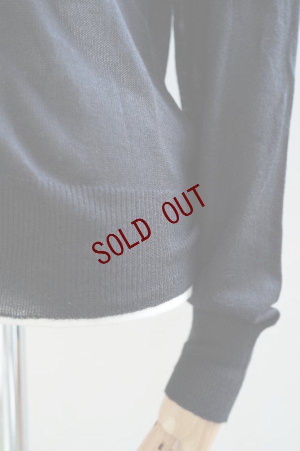 画像4: eleven 2nd　 Fine Silk Button Cardigan　 col.Black