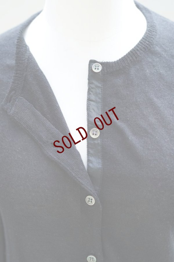 画像6: eleven 2nd　 Fine Silk Button Cardigan　 col.Black