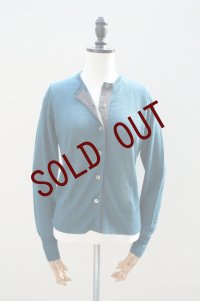 eleven 2nd　 Fine Linen Silk Button Cardigan　 col. Teal Green