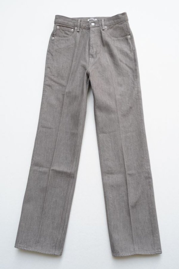 画像8:  AURALEE　 HARD TWIST BROWN DENIM 5P PANTS　 col.MOCHA BROWN