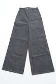 画像3:  AURALEE　 WASHED HARD TWIST CANVAS PANTS　 col.INK BLACK (3)