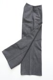 画像1:  AURALEE　 WASHED HARD TWIST CANVAS PANTS　 col.INK BLACK (1)