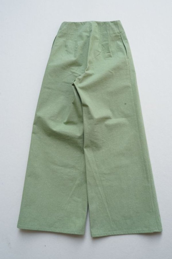 画像5: -50%  AURALEE  WASHED HARD TWIST CANVAS PANTS  col.GREEN