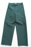 画像1:  AURALEE　 HIGH DENSITY FINX LINEN WEATHER PANTS　 col.DARK GREEN (1)