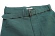 画像2:  AURALEE　 HIGH DENSITY FINX LINEN WEATHER PANTS　 col.DARK GREEN (2)