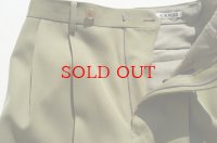  AURALEE　 LIGHT WOOL MAX GABARDINE SLACKS 　 col.KHAKI