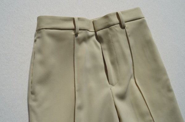 画像1:  AURALEE　 HARD TWIST WOOL DOBBY SLACKS 　 col.LIGHT BEIGE (1)