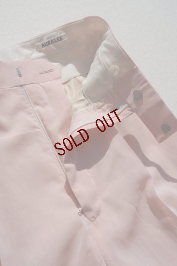 画像10: -50%  AURALEE　 HARD TWIST FINX ORGANDY PANTS 　 col.LIGHT PINK CHAMBRAY