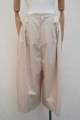 画像1: 10 HANDCRAFTED MODERN　<br />SIDE GATHER CULOTTE　<br />col. PINK BEIGE (1)