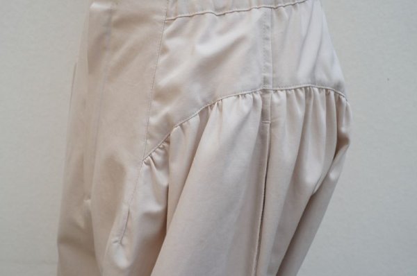 画像4: 10 HANDCRAFTED MODERN　 SIDE GATHER CULOTTE　 col. PINK BEIGE