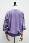 画像2:  AURALEE　<br />ELASTIC HIGH GAUGE SWEAT P/O　<br />col. PURPLE (2)