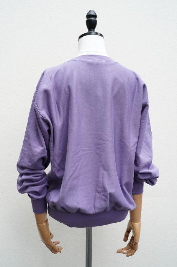 画像2:  AURALEE　 ELASTIC HIGH GAUGE SWEAT P/O　 col. PURPLE