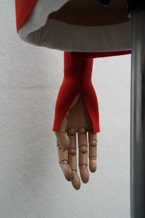 画像7:  AURALEE　 SUPPER FINE WOOL HIGH GAUGE RIB KNIT TURTLE　 col. RED