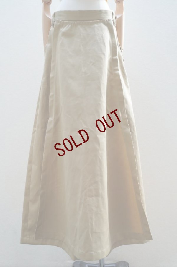 画像14: TANAKA  THE WIDE SKIRT PANTS  col.KHAKI