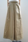 画像3: TANAKA　 THE WIDE SKIRT PANTS　 col.KHAKI (3)