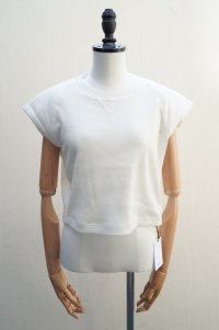 BOWTE　 THERMAL SHOULDER PATTED TEE　 col.OFF WHITE