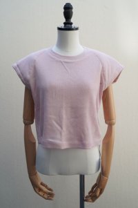 BOWTE　 THERMAL SHOULDER PATTED TEE　 col.PINK