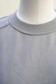 画像2:  AURALEE　 ELASTIC HIGH GAUGE SWEAT HALF SLEEVE P/O　 col. BLUE GRAY (2)