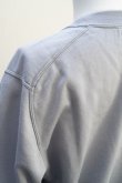 画像7:  AURALEE　 ELASTIC HIGH GAUGE SWEAT HALF SLEEVE P/O　 col. BLUE GRAY (7)