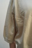 画像3:  AURALEE　 ELASTIC HIGH GAUGE SWEAT HALF SLEEVE P/O　 col. LIGHT BEIGE (3)