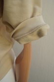 画像5:  AURALEE　 ELASTIC HIGH GAUGE SWEAT HALF SLEEVE P/O　 col. LIGHT BEIGE (5)