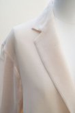 画像2:  AURALEE　 WOOL RECYCLE POLYESTER LENO SHEER JACKET　 col. IVORY (2)