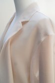 画像6:  AURALEE　 WOOL RECYCLE POLYESTER LENO SHEER JACKET　 col. IVORY (6)