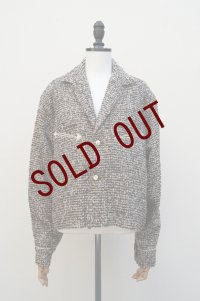TANAKA　 WESTERN SHIRT　 col.BROWN TWEED