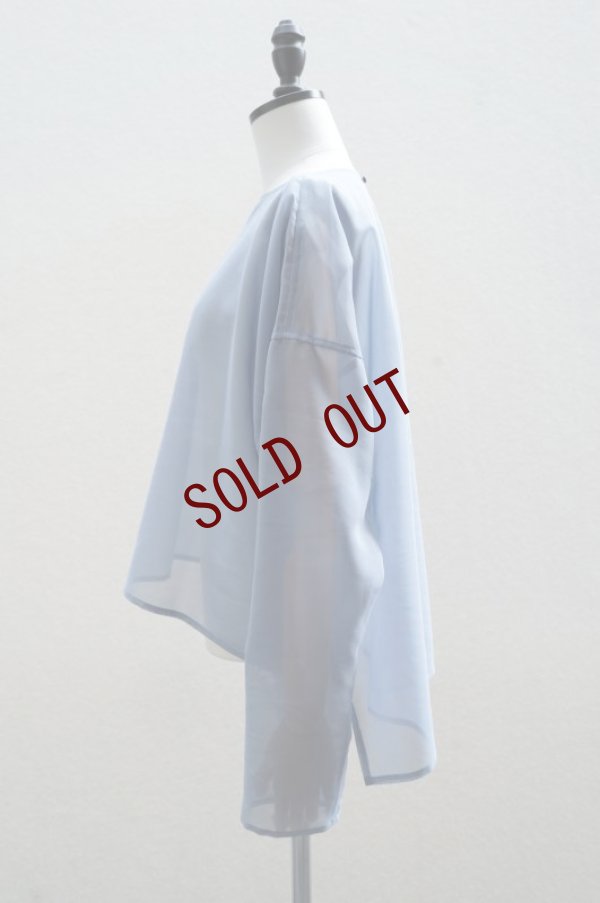 画像5: TENNE HANDCRAFTED MODERN　 ORGANZA PULLOVER　 col. BLUE GRAY