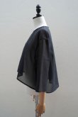 画像4: TENNE HANDCRAFTED MODERN　 ORGANZA SHORT PULLOVER　 col. BLACK (4)