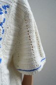 画像4: S.S.DALEY　 Crochet tile rugby shIrt　 col.Ecru/Navy