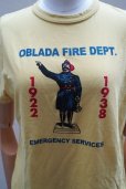 画像1: Oblada　<br>FIRE DEPT TEE　<br>col.YELLOW (1)