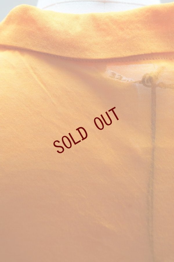 画像5: -50% AURALEE　 HARD TWIST COTTON GAUZE SHIRT POLO　 col. ORANGE