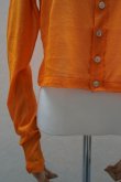 画像3:  AURALEE　 HARD TWIST COTTON GAUZE CARDIGAN　 col. ORANGE (3)